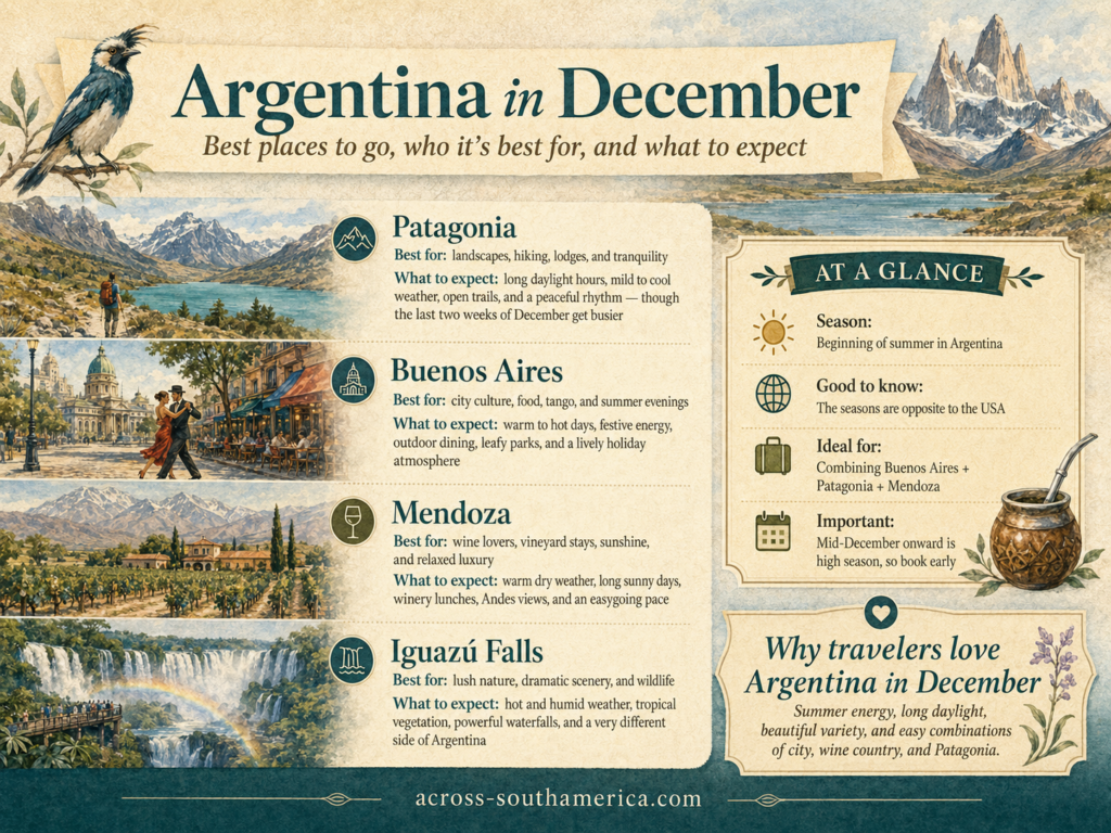 Travel guide for Argentina in December